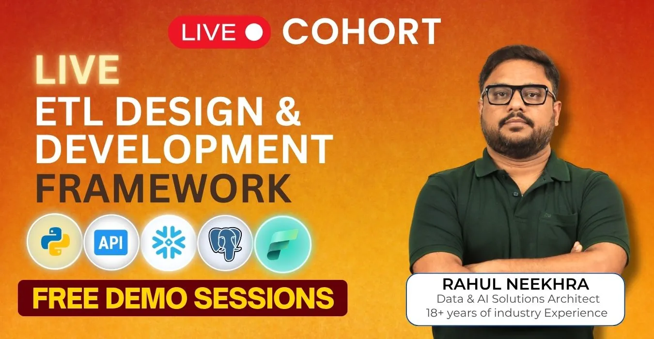 ETL Design & Development Framework Weekend Batch