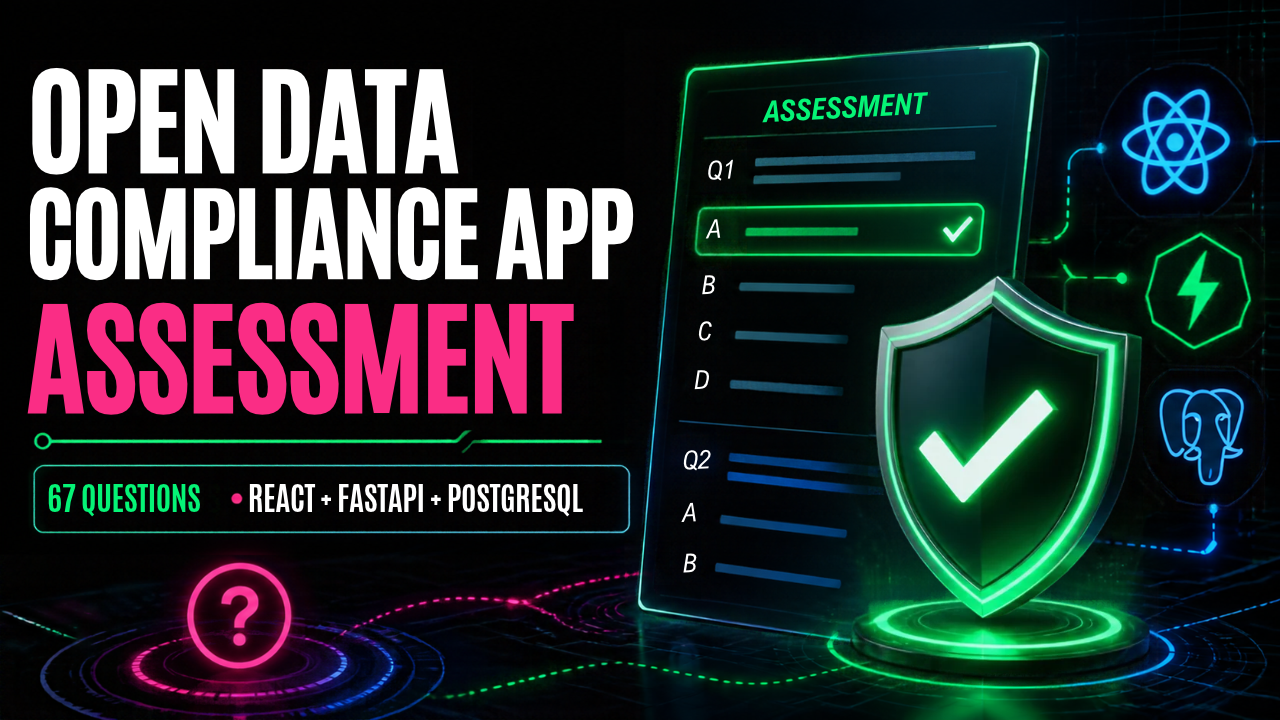 Open Data Compliance App Skills Assessment