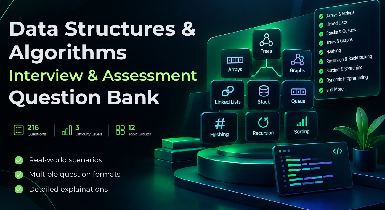 Data Structures & Algorithms Interview & Assessment Question Bank