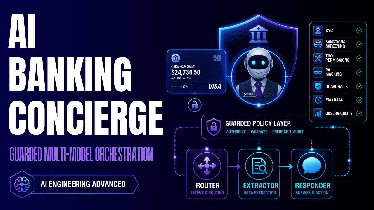 Build an AI Banking Concierge with Guarded Multi Model Orchestration