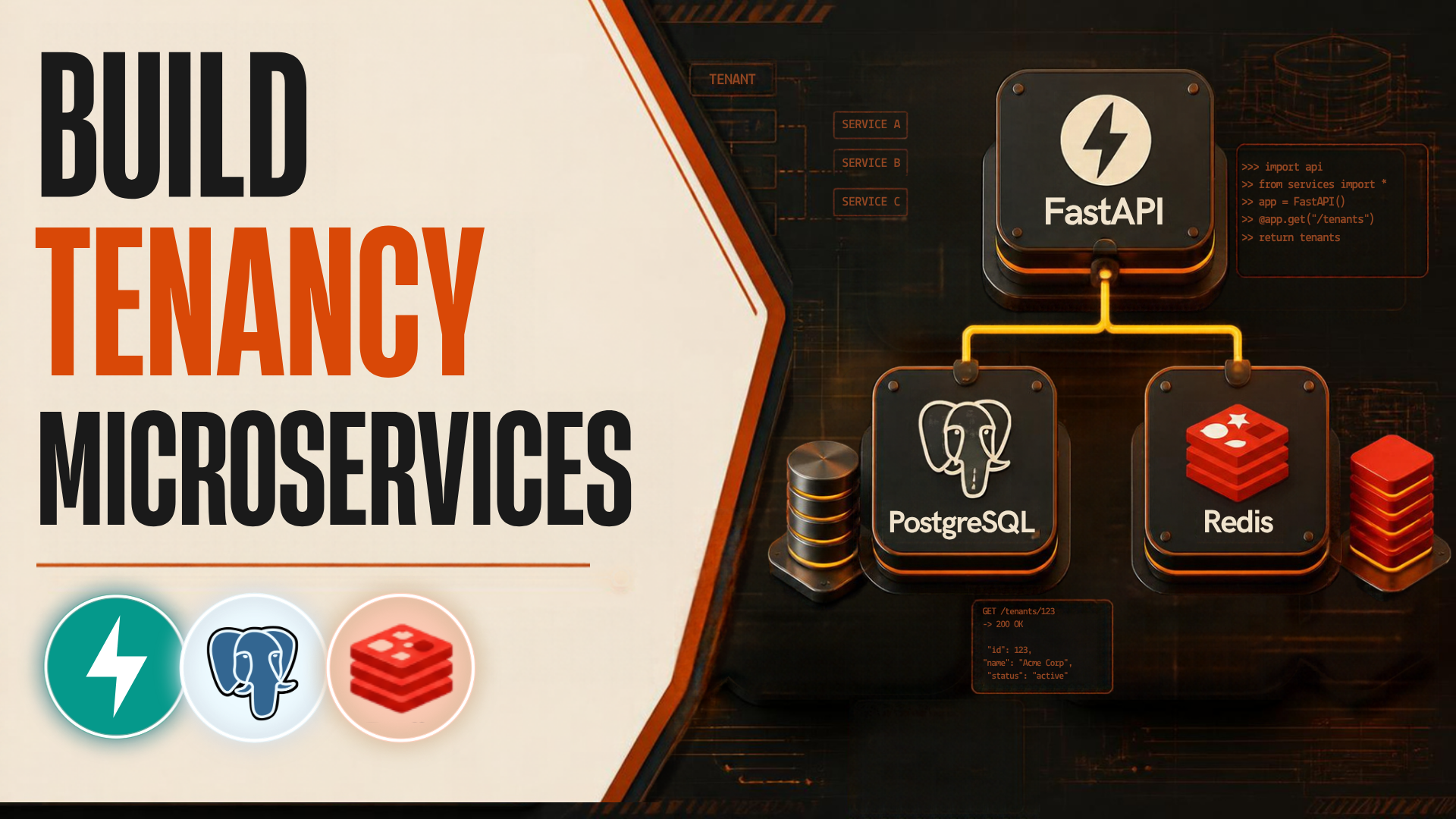 Build Tenancy Microservices with FastAPI, PostgreSQL and Redis