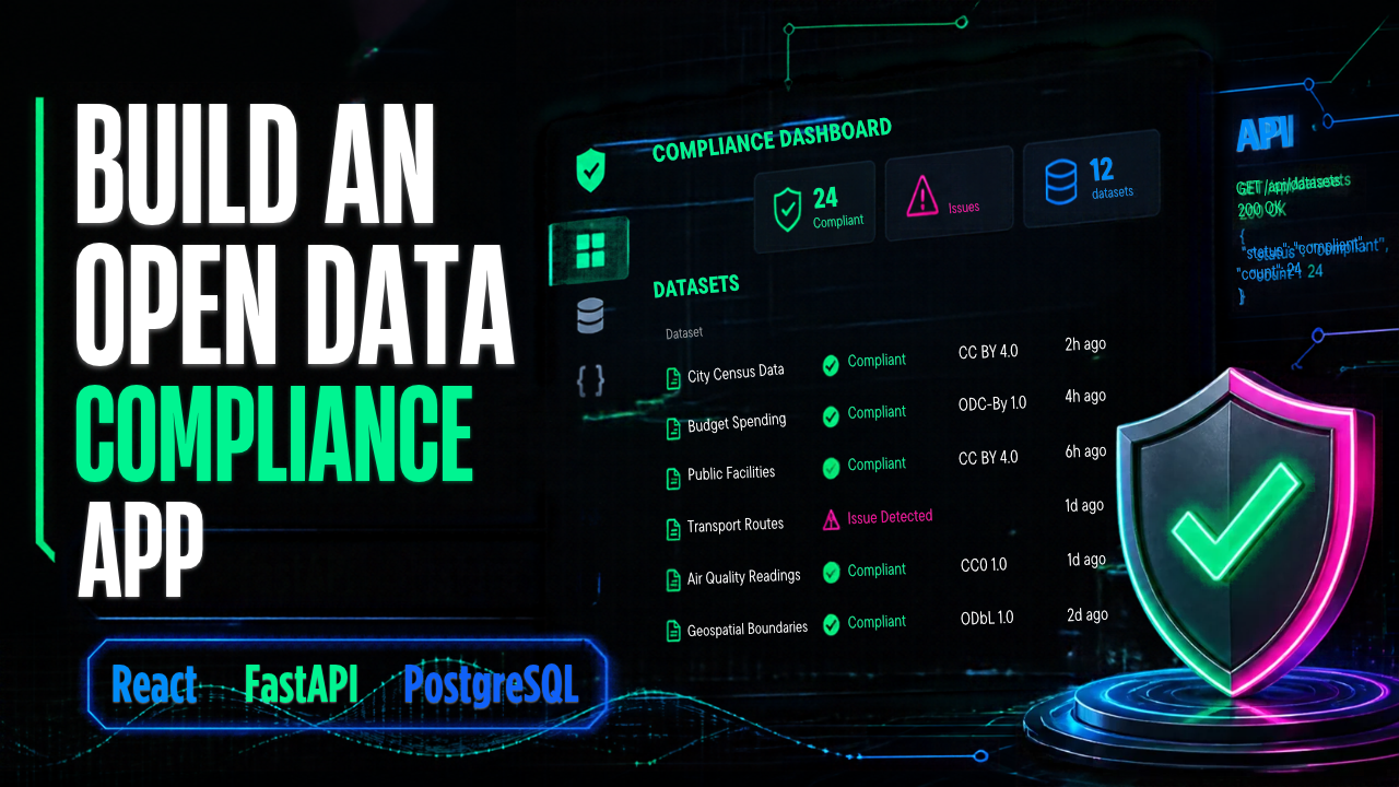 Build an Open Data Compliance App with React, FastAPI and PostgreSQL