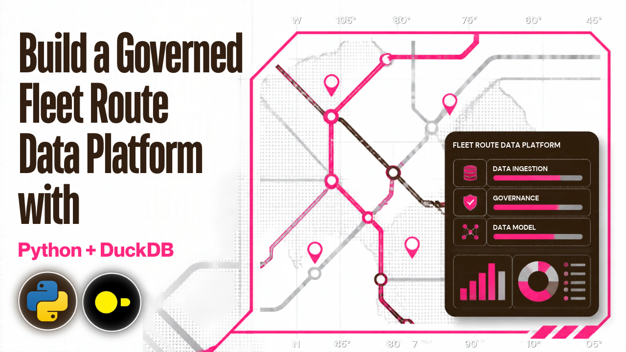 Build a Governed Fleet Route Data Platform with Python and DuckDB