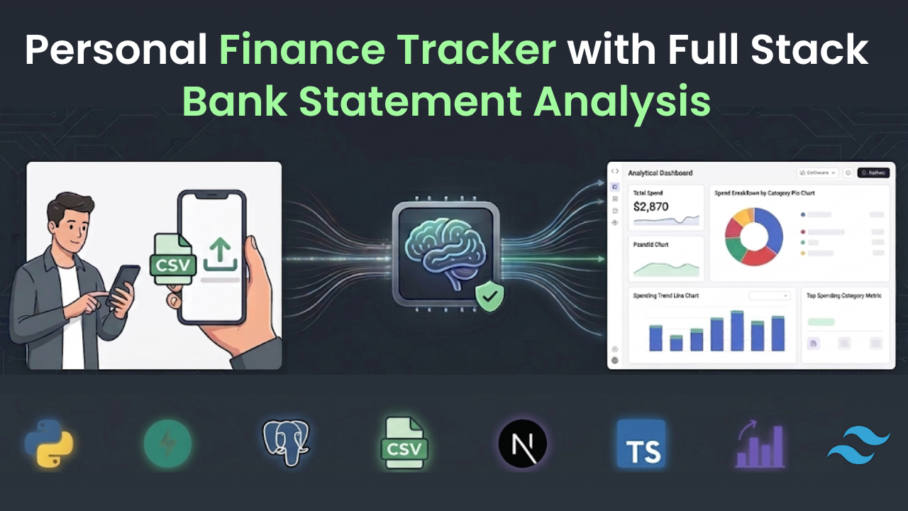 Personal Finance Tracker with Full Stack Bank Statement Analysis