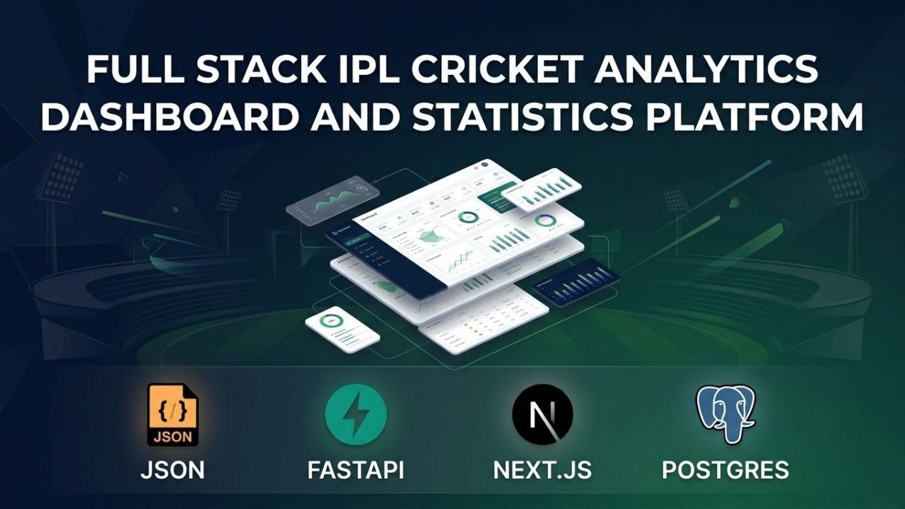 Full Stack IPL Cricket Analytics Dashboard and Statistics Platform