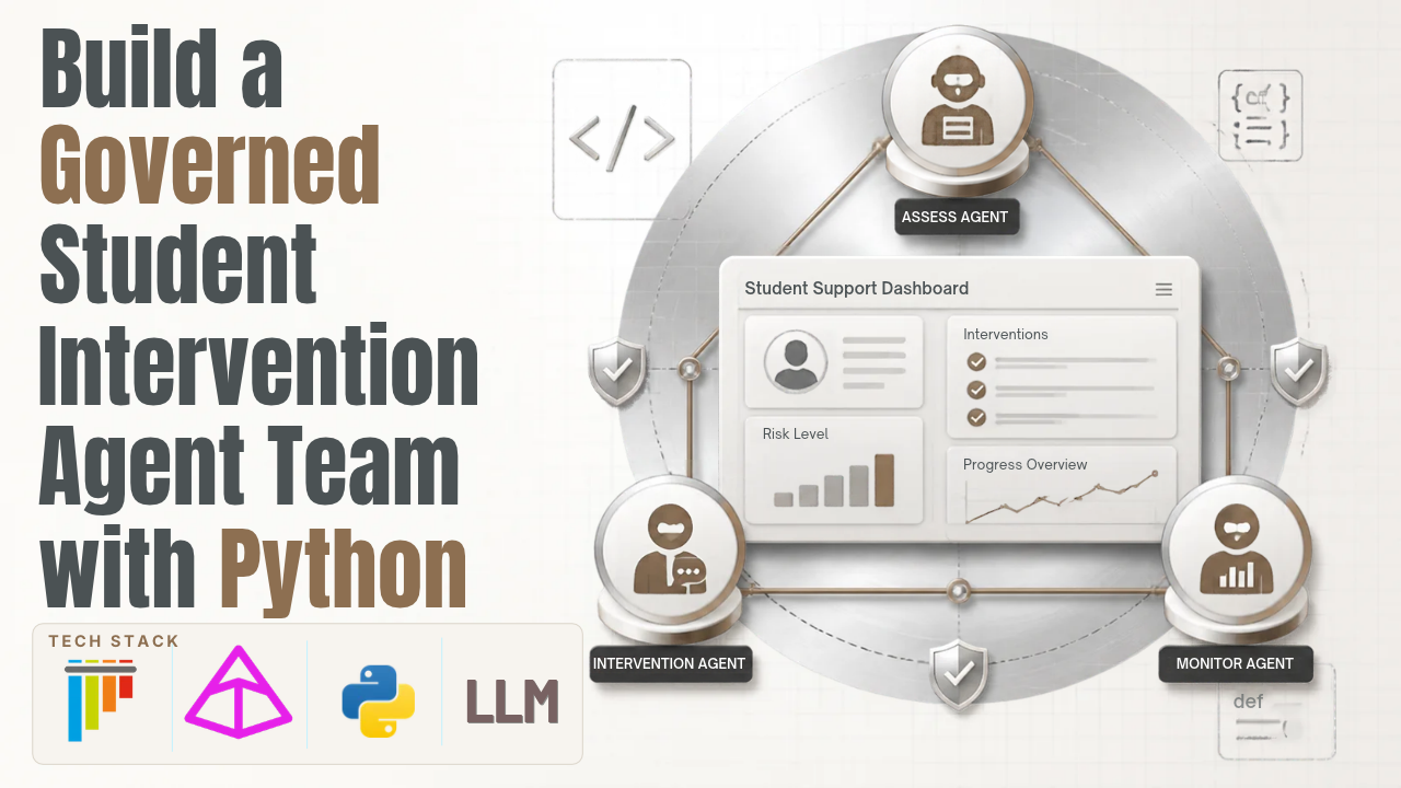 Build a Governed Student Intervention Agent Team with Python