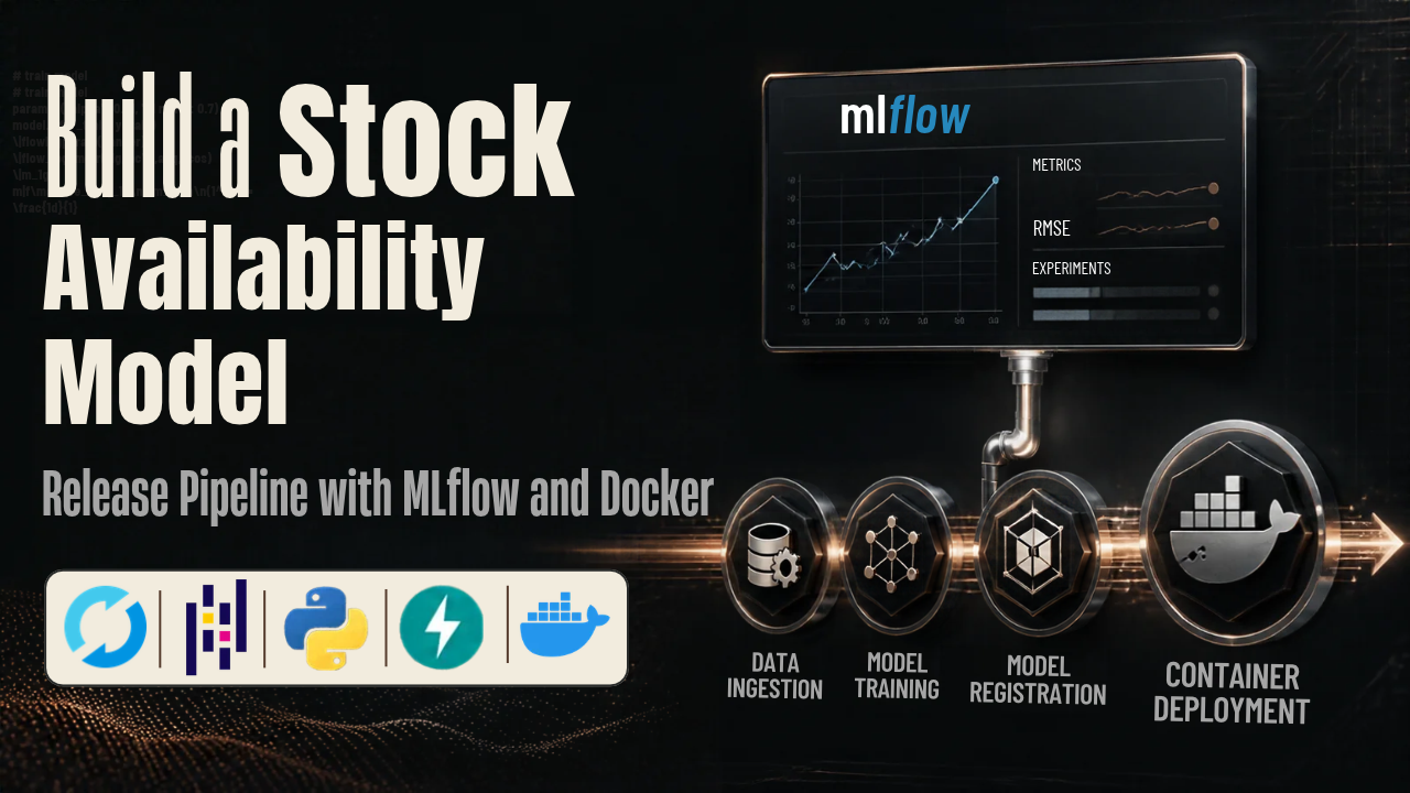 Build a Stock Availability Model Release Pipeline with MLflow and Docker