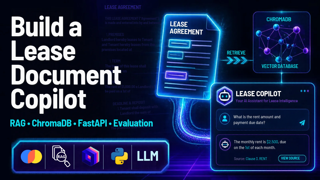 Build a Lease Document Copilot with RAG, ChromaDB and Evaluation