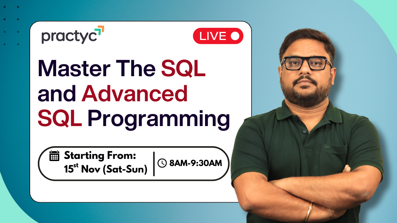 Live Cohort : Master The SQL & Advanced SQL Programming
